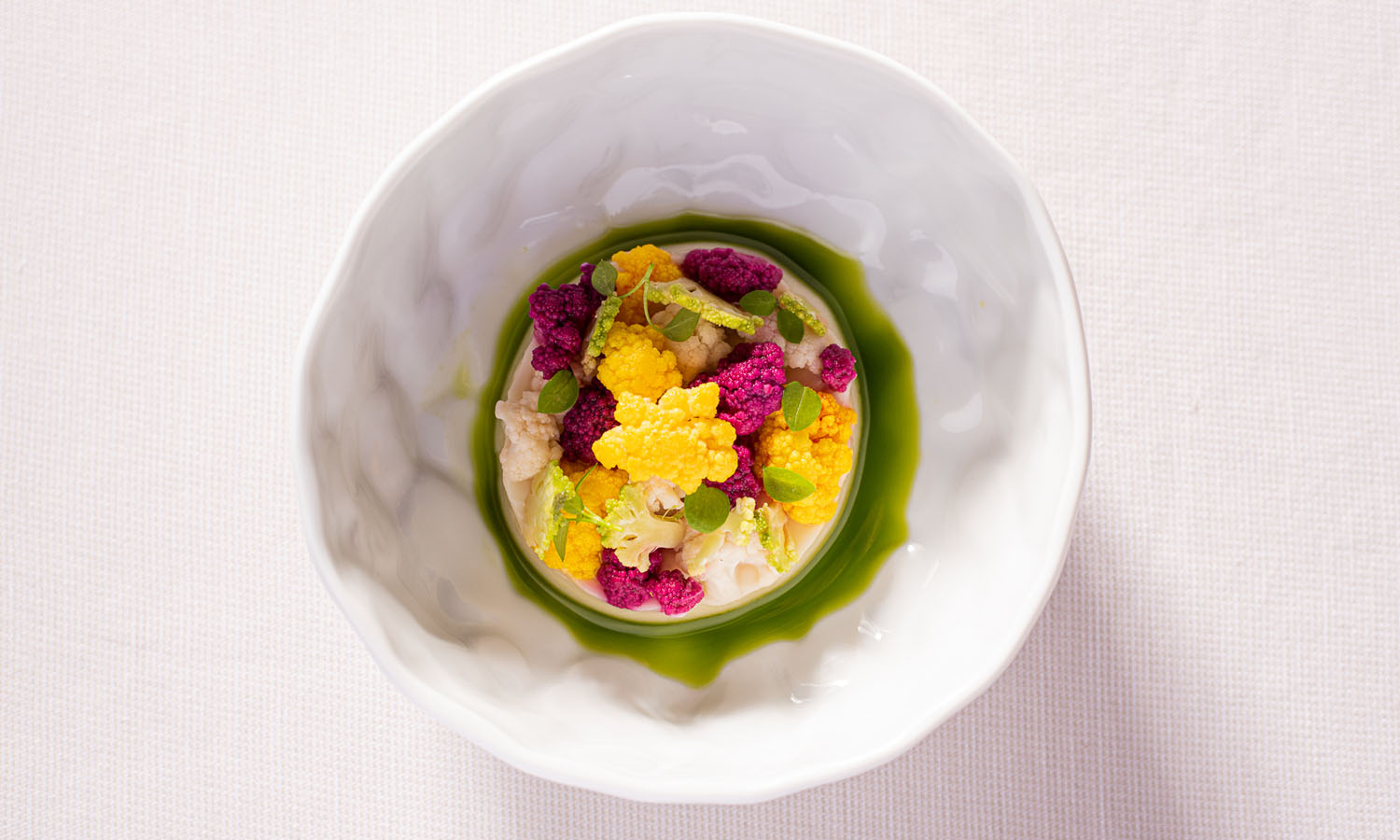 Giardiniera di cavolfiore ricetta chef Stefano Sforza Opera Torino