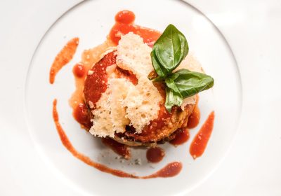 Parmigiana di melanzane – ricetta chef Massimo Piccolo - Flora Restaurant - Roma