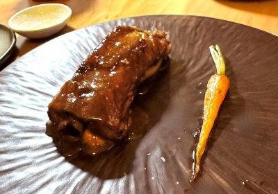 Ribs con crema di ceci - ricetta chef Andrea Colombara e Ars Malak - Impronta - Albairate