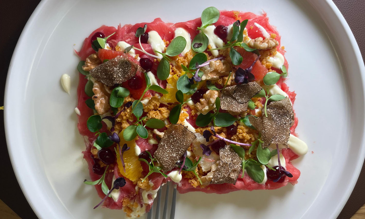 Tamburi lontani - ricetta chef Lorenzo Birriolo - Ibisco Restaurant - Padova