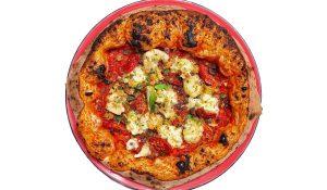 Pizza di Natale Santa Claus - ricetta chef Simone Nicolosi - Biga - Milano