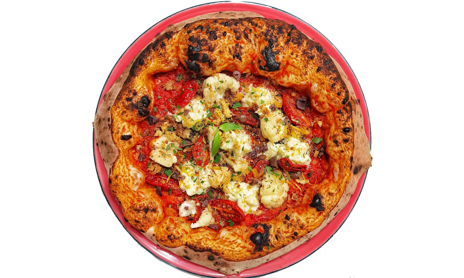 Pizza di Natale Santa Claus - ricetta chef Simone Nicolosi - Biga - Milano