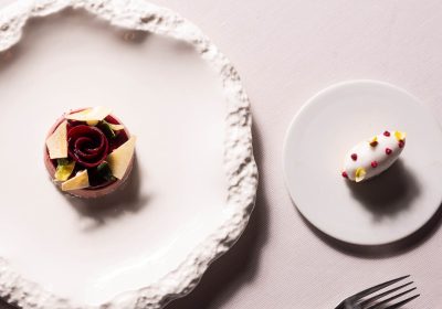 Rapa rossa, yogurt, cocco - ricetta chef Stefano Sforza - Opera - Torino