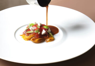 Ricetta stellata chef Michelangelo Mammoliti "Albese vegetale" - La Rei Natura ** - Serralunga d’Alba