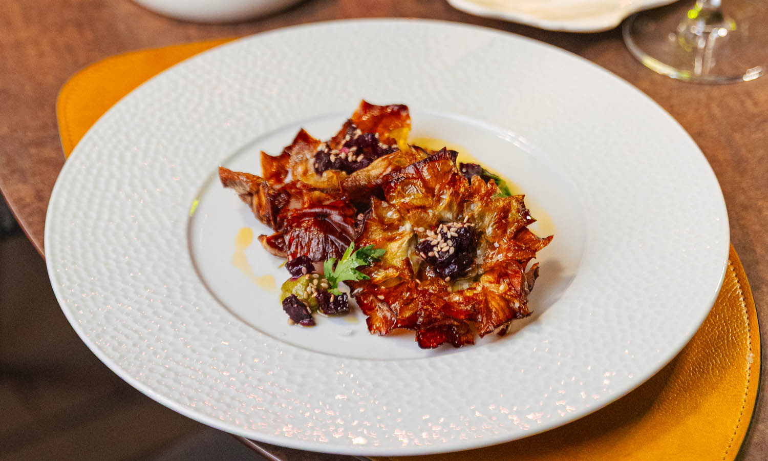 Giudea - ricetta chef Danilo Mancini - Masa Rooftop - Roma