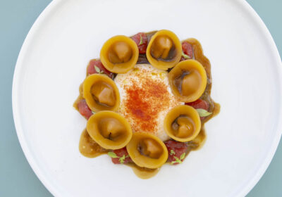 Tortellini alla puttanesca - ricetta chef Mirko Lucidi - Attico sul mare - Grottammare