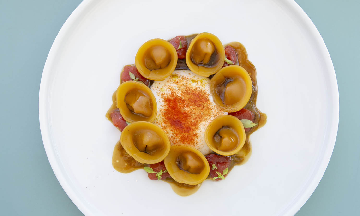 Tortellini alla puttanesca - ricetta chef Mirko Lucidi - Attico sul mare - Grottammare