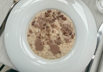 Ricetta "Risotto alla Paniscia novarese" - chef Giuseppe Gaglione - Longitude 12 Bistrot & Jardin - Roma