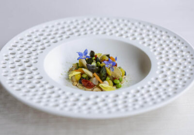 Ricetta stellata "Insalata di primavera" - chef Antonello Sardi - Serrae di Villa Fiesole * - Fiesole