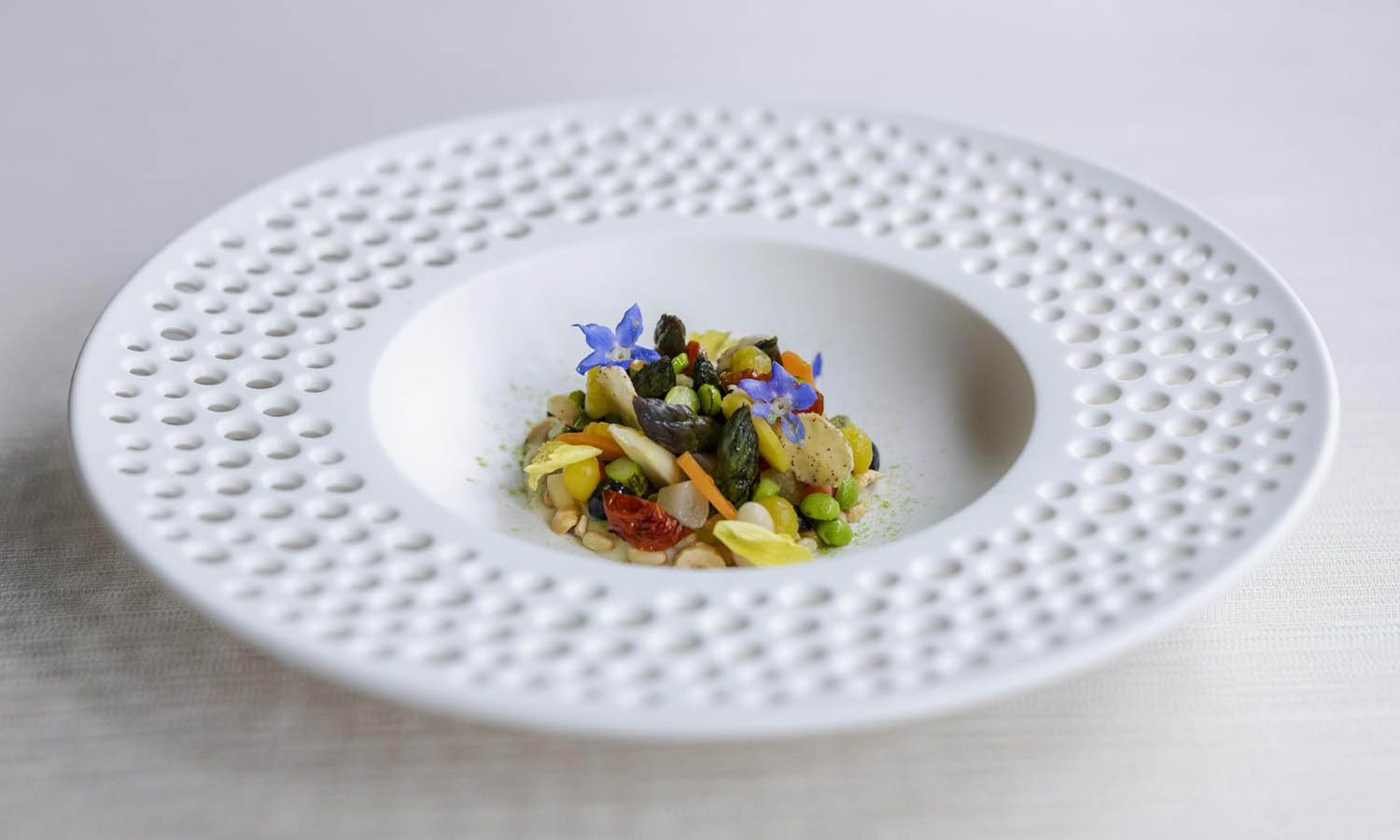 Ricetta stellata "Insalata di primavera" - chef Antonello Sardi - Serrae di Villa Fiesole * - Fiesole