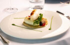 Ricetta "Calamari ripieni di ricotta e pomodorini secchi con crema di melanzane" - chef William Anzidei - Terrazza Les Étoiles - Roma