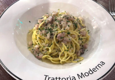 Ricetta "Tagliolino al ragù di mare" - chef Briand Paredes - Breccia - Roma