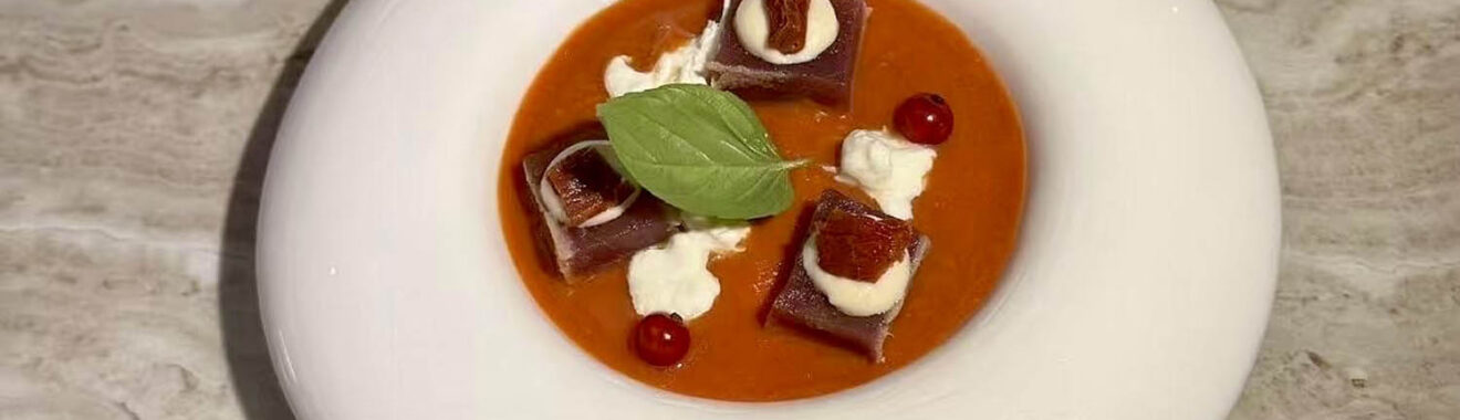 Ricetta "Pizzetta di tonno" - chef Zhang Caiwei - Sato - Milano
